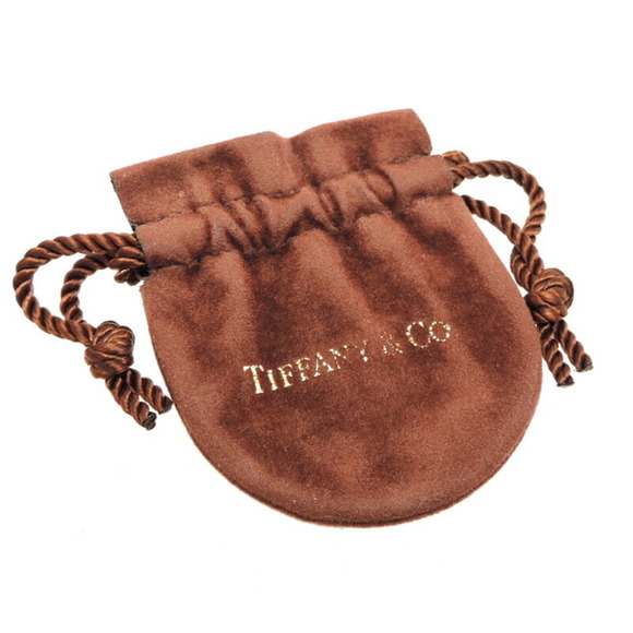 TIFFANY Solitaire Diamond Stud Ladies Earrings Pt950 Platinum - Picture 6 of 6